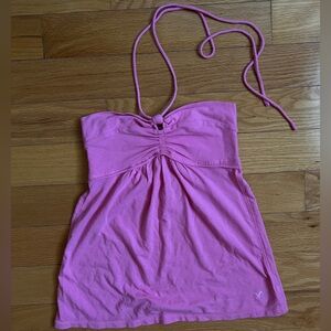 American Eagle Outfitters Pink Halter Tank Top